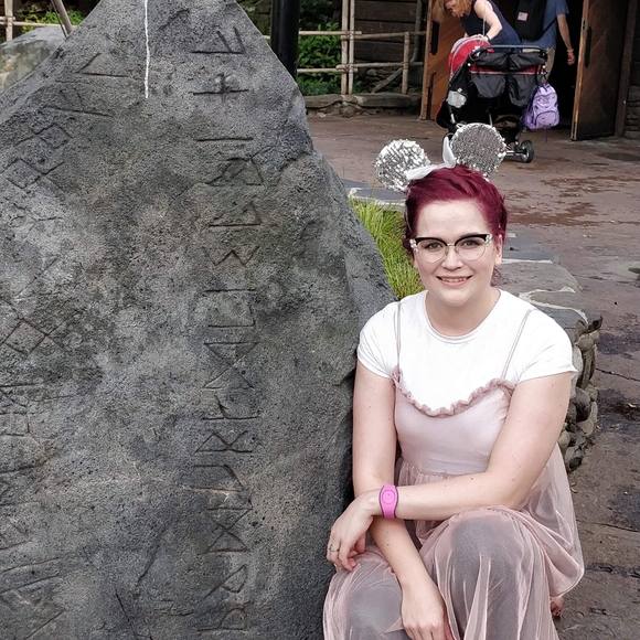 Sheer Pink Shimmer Abound Blouse Dress Medium - Picture 5 of 5